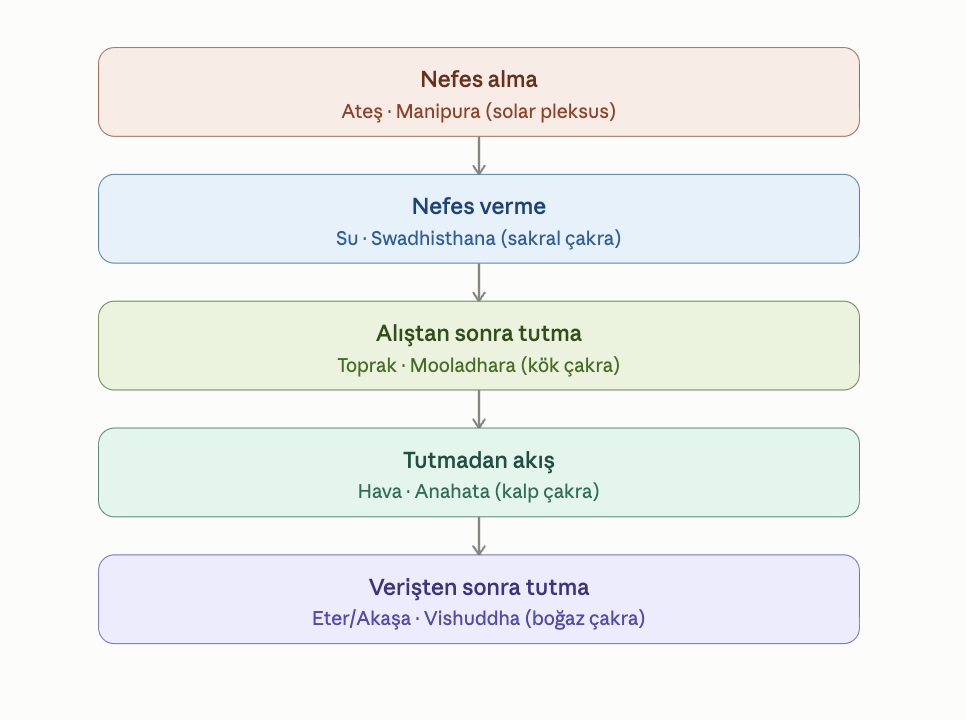 Nefesin Beş Yüzü: Elementler, Çakralar ve Akaşa Kayıtlarından Gelen Bir Harita